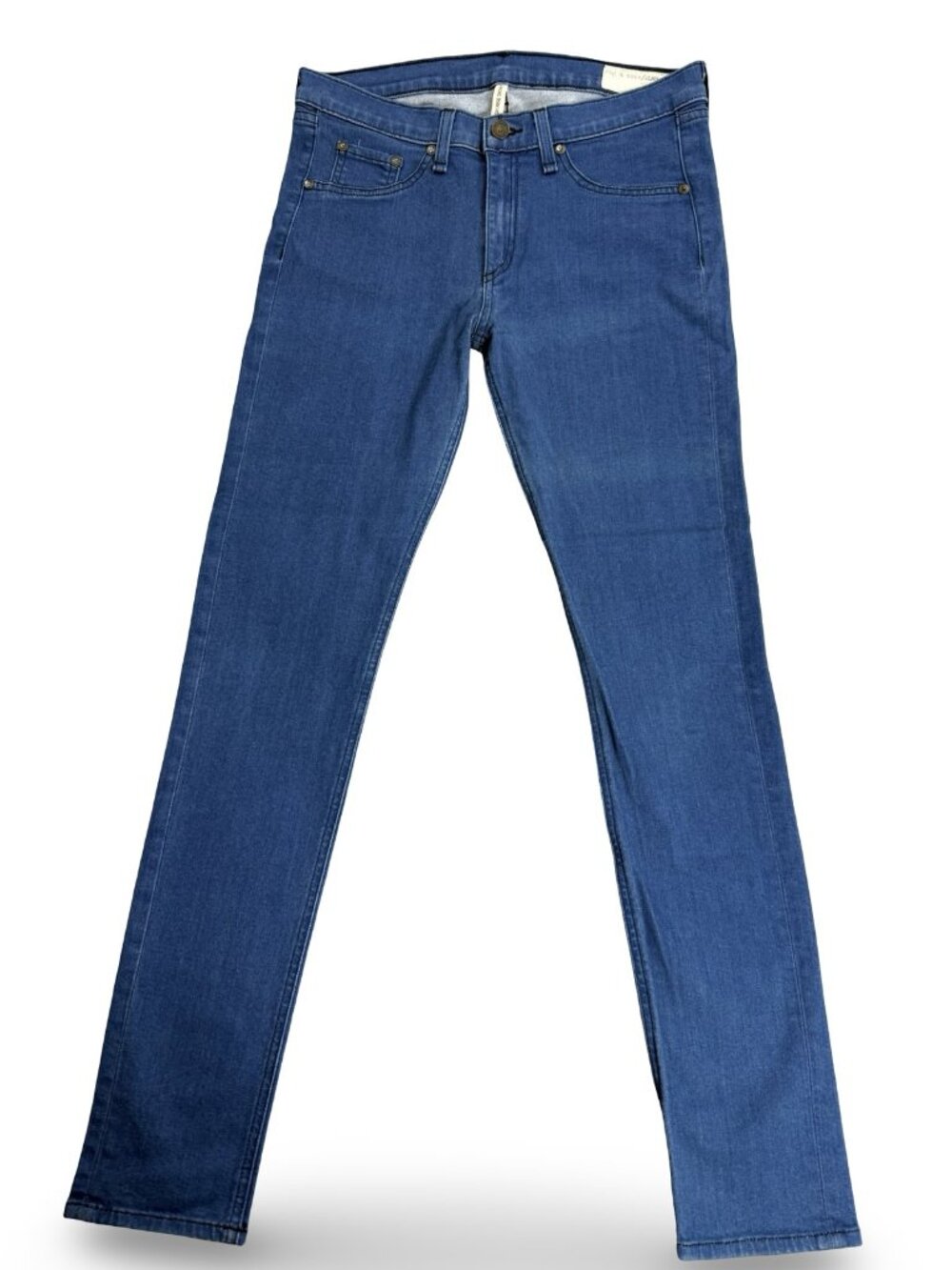 Rag & Bone Womens High Rise Skinny Jeans Size 30 Skye Blue Stretch Denim USA